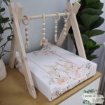 Changing Mat Cover Woodland Soft Rose Girl