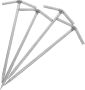 4PCS Heavy Duty Camping Tent Stakes Steel Ground Pegs 18CM Extended