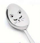 Stainless Steel Long Spoon – Cat