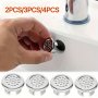 2/3/4pcs Overflow Rings For Washbasin Decorative Rings For Column Basin Double-layered Ring For Overflow Outlet Basin Accessories