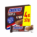 Snickers Triple Treat Fruit & Nut 128G