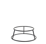 Genware Black Anti-slip Round Buffet Riser 10CM