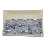 Blue Lace Ceramic Biscuit Plate