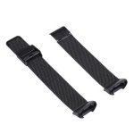 For Fitbit Charge 4 Double Insurance Buckle Milanese Replacement Strap Watchband Black