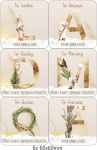 Personalised Christmas Gift Stickers - Golden Initial - Afrikaans