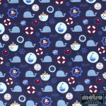 Printed Tton Nautical 15526 008