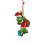 Ceramic Grinch With Tree And Bag Full Of Presents 10CM