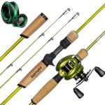 Ghosthorn Fishing Rod And Reel Combo Baitcaster Combo With IM6 Graphite Blanks & Extra Tip Section Spinning & Casting Combos Ava
