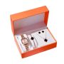 High Quality Women's Watch Necklace Bracelet Earring Gift Set