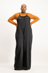 Eleanor Satin Wide Leg Jumpsuit - XL