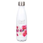 Be Still Stainless Steel Water Bottle White