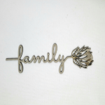 Wood Protea Word English 280MM