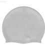 Senior Silicone Swim Cap- Silver