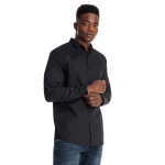 Men&apos S Smart Black Shirt
