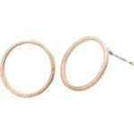 Adorable Rose Circle Earrings