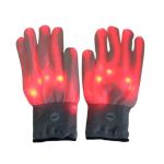 Red LED Festival Halloween Or Christmas Fitted Hand Gloves