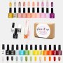 High-quality Uv/led Glam Gel Nail Polish Salon Starter Kit - 29 Pieces - Option 2