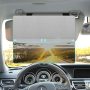 Nazzo Polarized Car Sun Visor Extension Upgraded Magnetic Sunshade With PC Lens Anti-glare Car Visor Sun Blocker For Safe Driving Uv-filtering/prot