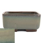 Japanese Glazed Rounded Rectangular Container 120 X 95 X 55MM - Hiwa