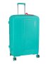 CELLINI Cruze Large 4 Wheel Xpander Trolley Case Aqau Green