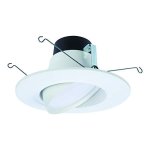 Halo La 5 And 6 In Integrated LED Recessed Retrofit Adjustable White Downlight Module With 2700K Color Temperature 600 Lumens 35