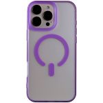 Phone Case With Purple Mag Safe - Iphone 16 Pro - Clear