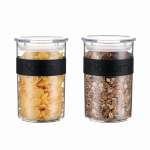 Bodum Presso 2 Piece Storage Jar 600ML - Black