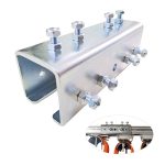 Dsbgkji Strut Channel Bracket 3MM Thickness U Shaped Splice Connector Extend Mounting Bracket Stable Connection Accurate Positio
