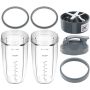 7 Pcs Blender Cup And Blade Replacement Parts Set For Nutribullet Blender