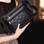 1PC Multi-layer Soft Pu Leather Business Crossbody Bag Simple Fashion Briefcase