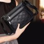 1pc Multi-layer Soft PU Leather Business Crossbody Bag Simple Fashion Briefcase