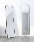 Free Standing Mirror 152X42CM Black
