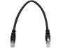 Linkbasic 22CM Utp CAT5E Flylead Black