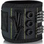 Magnetic Tool Holder Wristband - Adjustable Heavy-duty Fabric With Embedded Magnets Portable Handyman Accessory With Included Carry Bag - Essential Tool Organizer For Diy