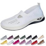 Orthopedic Shoes For Women Wide Width Breathable Walking Comfortable Slip On Non Slip Food Service Lightweight Arch Support Snea
