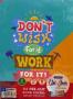 Marlin Kids Precut A4 Dont Wish For Work Book Cover 5 Pack Retail Packaging No Warranty
