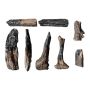 8 Pcs Gas Fireplace Ceramic Logs Simulated Firewood