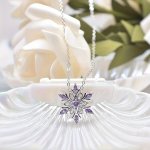 1PC Elegant Snowflake Pendant Necklace Christmas Holiday Gift For Teen Girls Birthday Party Jewelry