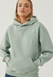 Paige Oversized Printed Hoodie - Pale Jade new York