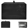 Trinenox Heavy Duty Air Fryer Oven Cover For Ninja Double Stack DCT451/DCT601/DCT651/DCT401 18.72"DX17.34"WX13.40"H 600D Heat-resistant Nylon W/alumi