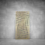 Wall Art D049 - 2900 X 1400 X 20 Indoor Matt Silver Cool White