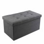 76CM Storage Ottoman Cube Foldable Box