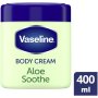 Vaseline Intensive Care Soothing Body Cream For Dry Skin Aloe 400ML