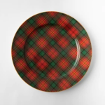 Jenna Clifford - Red Tartan Dinner Plate Set Of 4