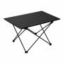 Portable Folding Camping Table With Aluminum Slat Top