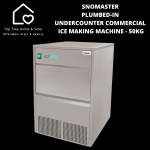 Snomaster Plumbed-in Undercounter Commercial Ice Making Machine - 50KG 24HRS