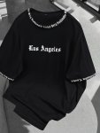 Los Angeles Print T-Shirt Men's Casual Comfy Tee Trendy Short Sleeve Top For Summer Daily Wear