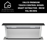 Falco Premium Touch Control Down Draft Extractor - 90CM FAL-90-DDG