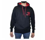 Redragon Hoodie With Front And Back Logo - Black - Large