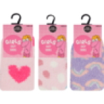 Girls Cosy Socks 9-12 Design May Vary